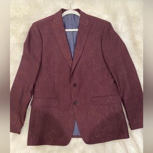 Calvin Klein Burgundy Sport Coat / Blazer